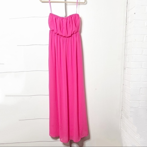 NEW with tags majorelle strapless pink maxi dress - Picture 3 of 7